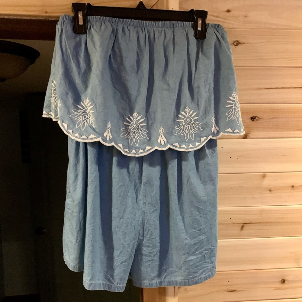 Strapless romper - Picture 2 of 3
